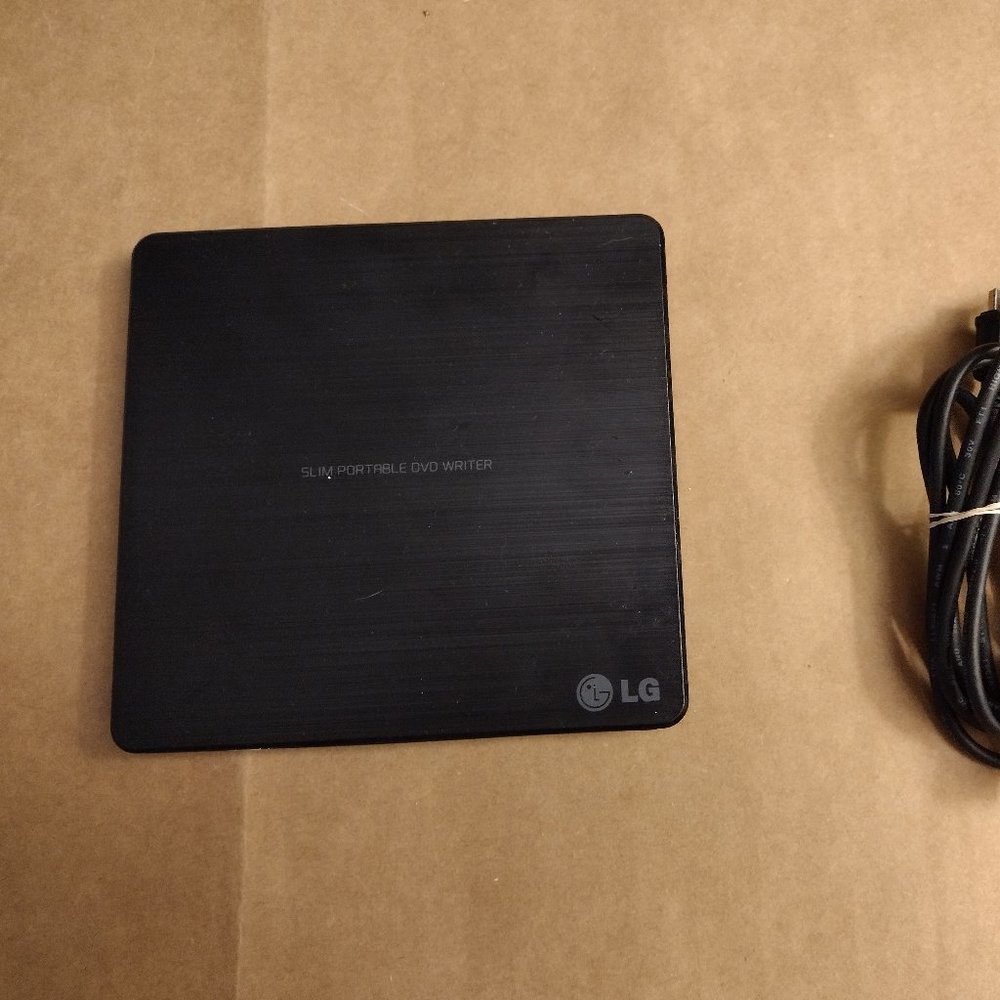 LG Ultra Slim Portable DVD Writer w/ cables
